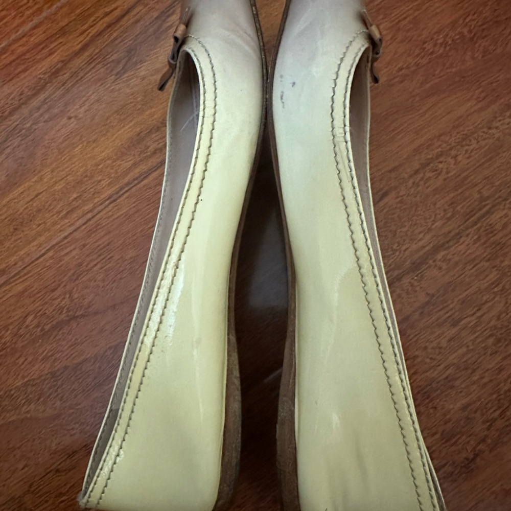 Prada Women's yellow and tan Ballet Flats Sz:Eu 36.5 - Picture 8 of 12